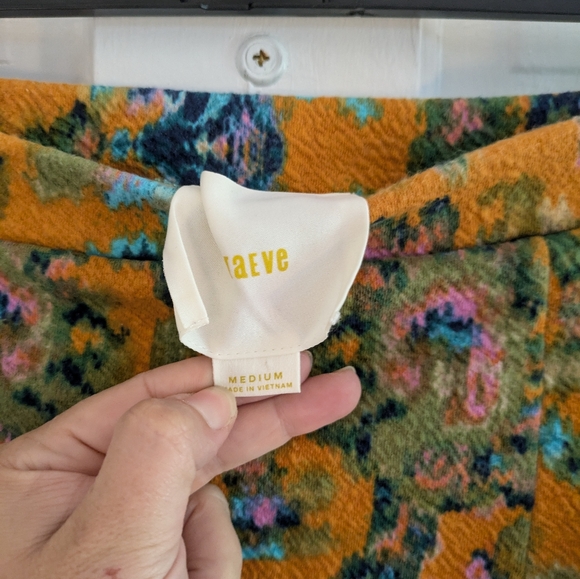 Maeve Gold and Black Embellished Midi Pencil Skirt - Picture 4 of 5